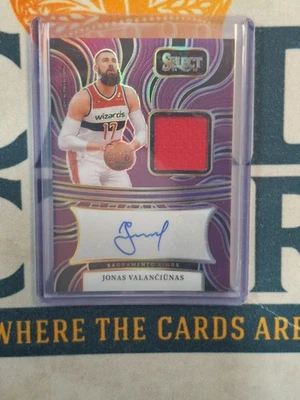 2024-25 Panini Select JONAS VALANCIUNAS Purple Patch Auto /99 - Image 1 of 2