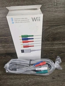 Nuevo Cable de Video Componente Oficial Nintendo Wii Caja Abierta OEM RGB - Imagen 1 de 4