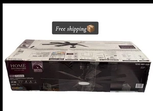 NeHome Decorators Collection Celene II62" Indoor/Outdoor Matte Black Ceiling Fan - Picture 1 of 2