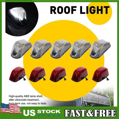 For 2014-2023 RAM Promaster 1500 2500 3500 Rear Cab Roof Running Light White&Red - Image 1 of 4