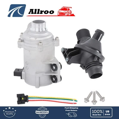 Bomba de agua eléctrica con kit termostato para BMW 328i 528i 530xi X3 11517597715 Foto 1 de 4