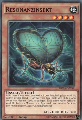 YuGiOh Resonanzinsekt DUEA-DE039 Common NM unl. - Bild 1 von 2