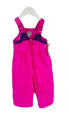 Mono Zero Posur 18 Mo Puffer Niñas Rosa Azul Marino Inserto con Corazones San Valentín  Foto 1 de 4