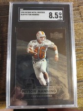 1998 Skybox Metal Universe Peyton Manning SGC8.5