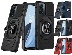 Custodia per OnePlus Nord N300 5G supporto anello robotico protezione ibrida cover + Prytool - Foto 1 di 11