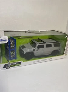 Jada Toys Just Trucks Gray Die Cast Hummer H2 - Picture 1 of 6