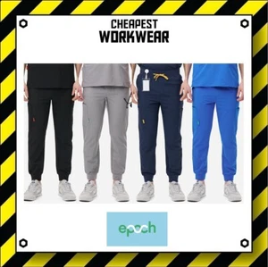 EPOCH | Premium Scrubs | MENS JOGGER | Navy, Black, Grey, Royal Blue | P100 - Picture 1 of 46