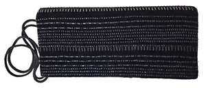 Rebecca Malone Black Velvet Beaded Clutch Purse, Vintage - Picture 1 of 9