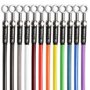 Línea de freno trasero trenzado de acero inoxidable Suzuki GSXR600 1996-2000 de Venhill - Imagen 1 de 5