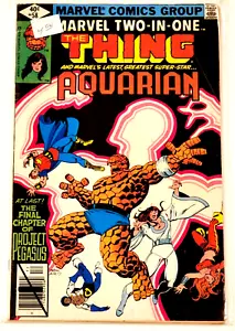 MARVEL TWO IN ONE #58 Marvel Comics 1979 THE THING & AQUARIAN - Picture 1 of 1