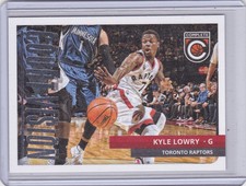 KYLE LOWRY TORONTO RAPTORS 2015-16 PANINI COMPLETE COURT VISION CARD #9