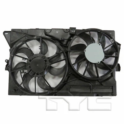 For 2013-2016 Ford Taurus Lincoln MKS Dual Radiator and Condenser Fan Assembly - Image 1 of 3