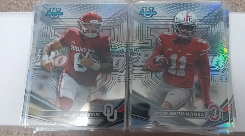 2022 Bowman Best University Football Refractor Pick your player #1-100 .99 Cents - Image 1 of 1