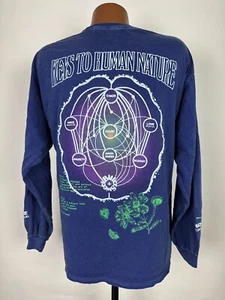Bittersüß Mensch Natur T-Shirt Large blau Batik Puffdruck Hipster Outdoor - Bild 1 von 13