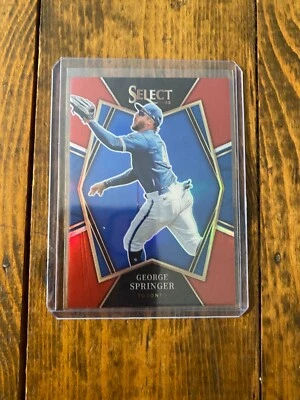 2022 Panini Select George Springer Red Parallel 80/199 Toronto Blue Jays - Image 1 of 2