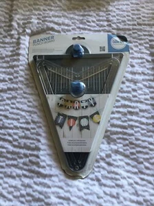 We R Memory Keepers Banner Punch Board~Hole Punch Cutting Template Swivel Blade - Picture 1 of 1