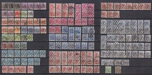 Alliierte Besetzung BIZOne 1948 Mi 36-51 I II a aa b c d für die Flohsuche - Bild 1 von 4