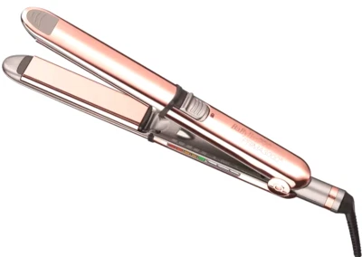 BaByliss PRO Nano Titanium Rose Gold Prima 3000 Flat Iron  1.25"  465°F  2x Ions - Image 1 of 4