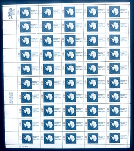 SoCo Stamps US Scott #1431- 1971 8 cent Antarctice Treaty Full Sheet of 50 MNH - Picture 1 of 2