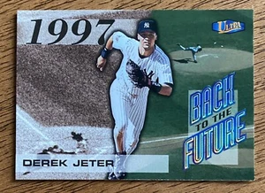 1997 Fleer Ultra DEREK JETER Back To Future Insert HOF Yankees - Picture 1 of 2