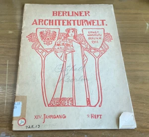Berliner Architekturwelt 1911 City Hall Berlin - Bild 1 von 3