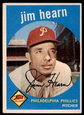 1959 Topps Jim Hearn  VG Philadelphia Phillies #63