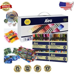 All-in-One 500 Color Craft Floss Set - Premium Quality for Stitching and More - Picture 1 of 10