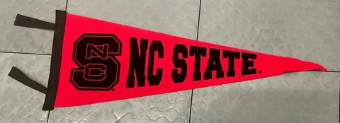 North Carolina State Wolfpack NC State Vintage NCAA Wool Pennant Cover