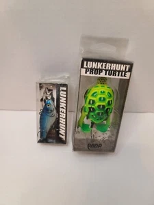 Señuelos sin labios Lunkerhunt Turtle Prop Action Topwater Boy Blue Fish Kraken. - Imagen 1 de 5