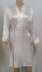 Linea Donatella Mom Lace Trim Embroidered Wrap Robe, Size Large - Picture 1 of 2