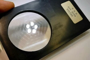 B&W 6-Point Cross Star Lens Filter drop in square 3X3" for Lindahl 6PT - Picture 1 of 7