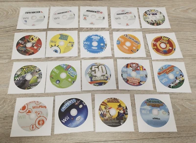 Lot Of 19 Nintendo Wii Games Cooking Mama Spongebob ACME Arsenal FIFA Discs ONLY - Image 1 of 4