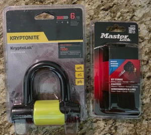 Kryptonite - 999454 - Kryptolok Series 2 Disc Lock, Black/Yellow w/free lock box - Bild 1 von 4