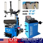 M&E Tire Changer Machine ME-T530-Z + Wheel Balancer ME-B600 Garage Equipment