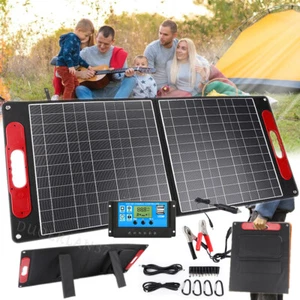150W ETFE Foldable Solar Panel Kit Portable Solar Charger for RV Camping Home - Picture 1 of 17