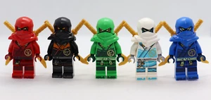 5)Lloyd Zane Kai Cole Jay Dragons Rising Lot 71795 71799 Ninjago LEGO Minifigure - Picture 1 of 4