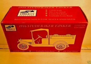 Liberty Classic Ford 1916 Studebaker Tanker Spectacular News 1:25 Scale Die Cast - Picture 1 of 1