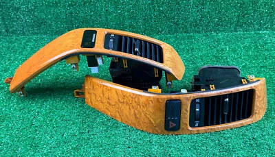 Lexus GX470 2003-2007 Consola de grano de madera Juego de paneles de salida de ventilación de aire OEM usado LHD Foto 1 de 4