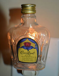 Crown Royal  Whiskey Mini Liquor Bottle Night Light