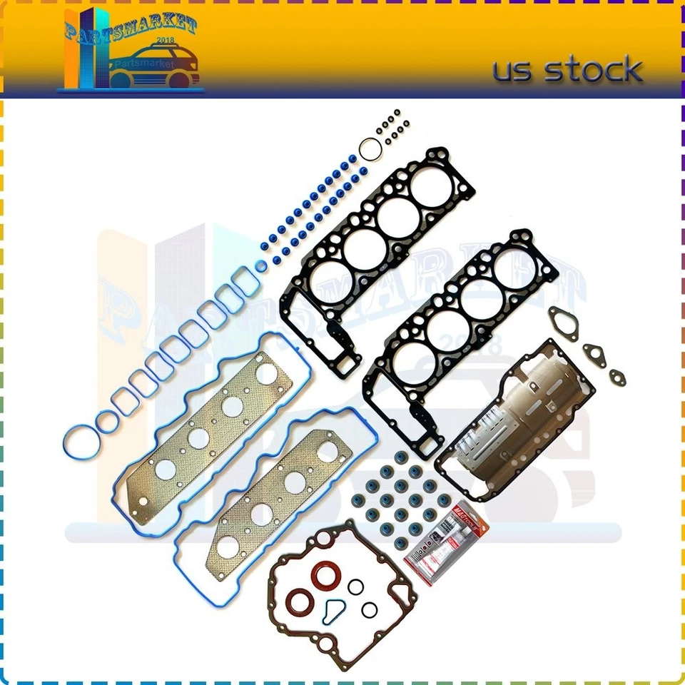 Fits Jeep Grand Cherokee 2008/2009 4.7L Engine Full Gasket Set - Image 1 of 4