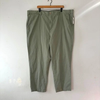 Pantalón Nautica The Deck Hombre 50x30 Verde Pierna Recta Chino Caqui Vacaciones Otoño Foto 1 de 4