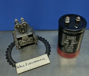 Nippon RWE 400v 3900uF Capacitor 07L10L24 =Used= ONE = C-800012 - Picture 1 of 4