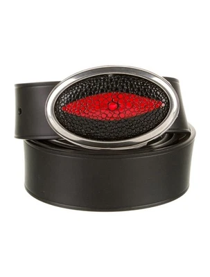 Cinturón de cuero Salvatore Ferragamo para hombre negro Sting-Ray talla 105/46 US $1,250 RARO Foto 1 de 4