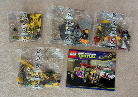 Lego Set 79104 Teenage Mutant Ninja Turtles Shellraiser Street Chase New READ