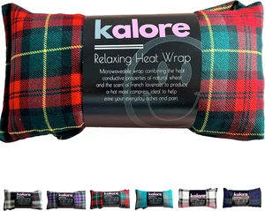 Termoforo Cervicale E Spalle - Cuscino Riscaldante Al Lavanda per Microonde Con  - Foto 1 di 12