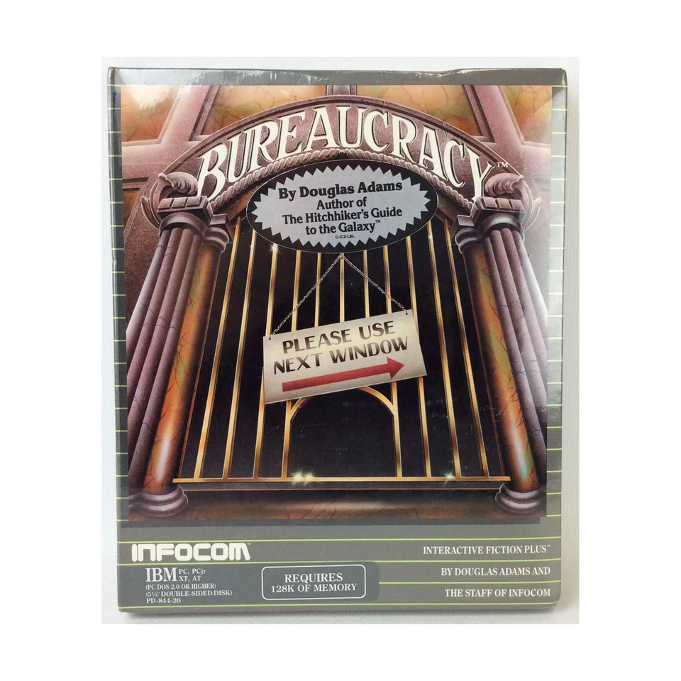 Infocom Computer Game Bureaucracy (PC 5 1/4") SW (VG/New) - Image 1 of 1