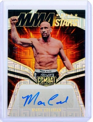 2025 Panini Combat Anthology MARK COLEMAN Squared Mojo AUTO Autograph 2/8 - Image 1 of 2