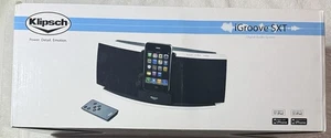 Klipsch iGroove SXT w/ Remote iPod iPhone 30 Pin Speaker Dock Audio System New - Picture 1 of 6