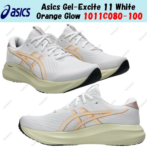 Asics Gel Excite 11 White Orange Glow 1011C080 100 taglia uomo