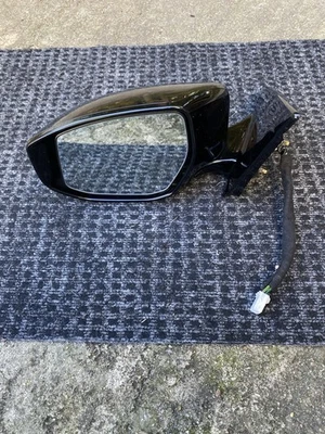 2016-2020 NISSAN MAXIMA Factory Driver Side LH Black Power Door Mirror W/ Camera - Image 1 of 4